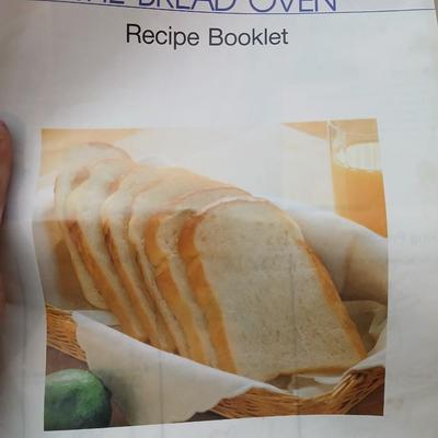 The Bread Oven by Welbilt with bread warming basket, and a brand new bread knife