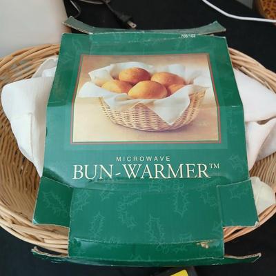 The Bread Oven by Welbilt with bread warming basket, and a brand new bread knife