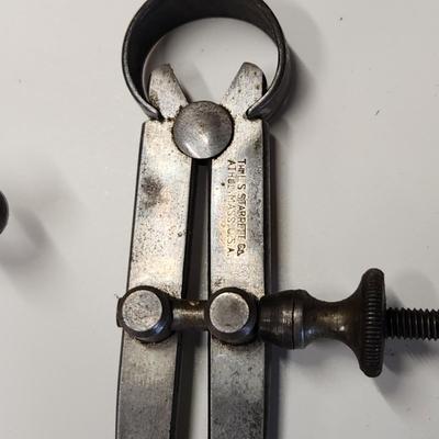 Lot of Vintage Machinist Toolmakers Calipers & Dividers Many L S Starrett Co. L.L.S.