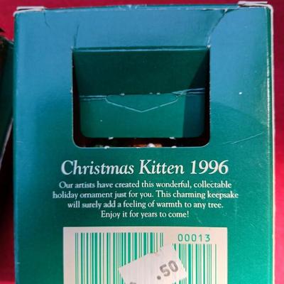 Christmas ornaments - all in their boxes -