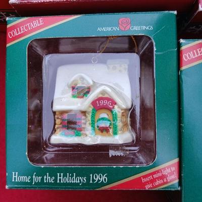 Christmas ornaments - all in their boxes -