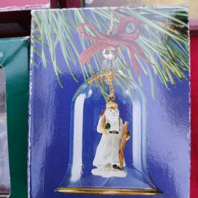 Christmas ornaments - all in their boxes -