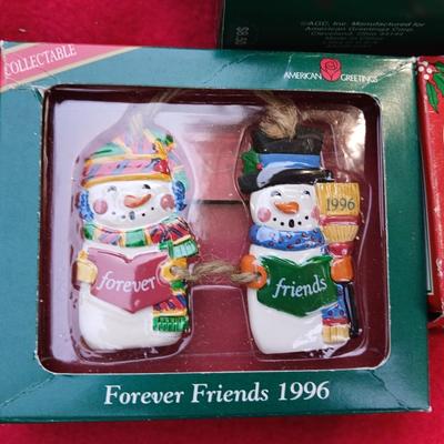 Christmas ornaments - all in their boxes -
