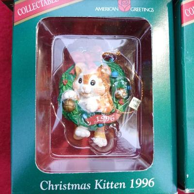 Christmas ornaments - all in their boxes -