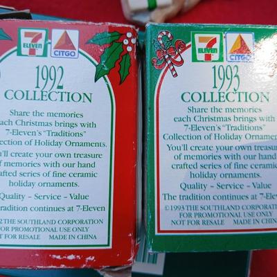 Christmas ornaments - all in their boxes -