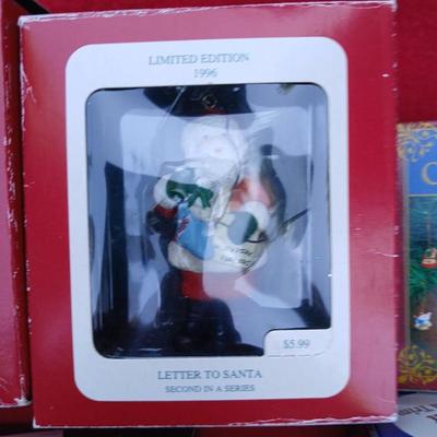 Christmas ornaments - all in their boxes -