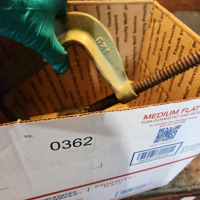 Lot of Metal C Clamps Malleable