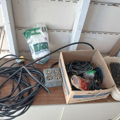 Large amount of assorted garage hardware - with vintage pencil sharpeners - and monkey wrenches