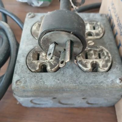 Large amount of assorted garage hardware - with vintage pencil sharpeners - and monkey wrenches