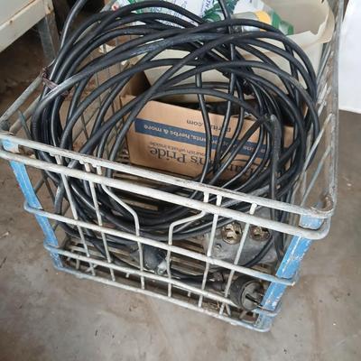 Large amount of assorted garage hardware - with vintage pencil sharpeners - and monkey wrenches
