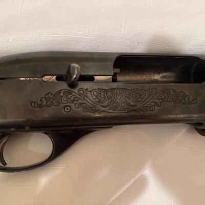Sale Photo Thumbnail #17: Remington Model 1100 12 GA Shot Gun for 2 3/4 or shorter shells. Has visible wear and tear as shown in pics. Will need a good cleaning since it’s dusty.