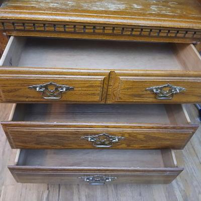 Sumter cabinet Co. media cabinet with pull out shelf - and three drawers