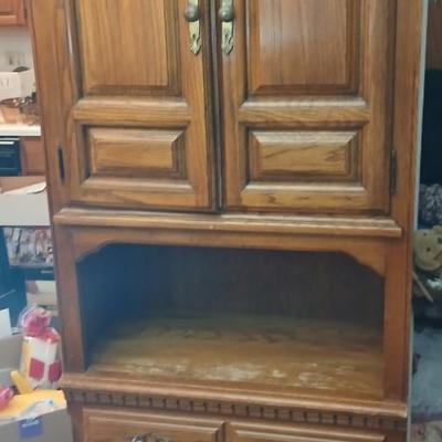 Sumter cabinet Co. media cabinet with pull out shelf - and three drawers