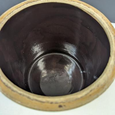 Vintage 8" Tall Stoneware Crock