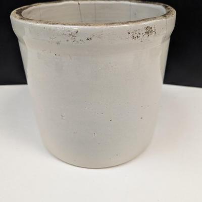 Vintage 7 1/2" Tall Stoneware Crock