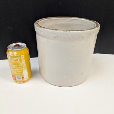 Vintage 7 1/2" Tall Stoneware Crock