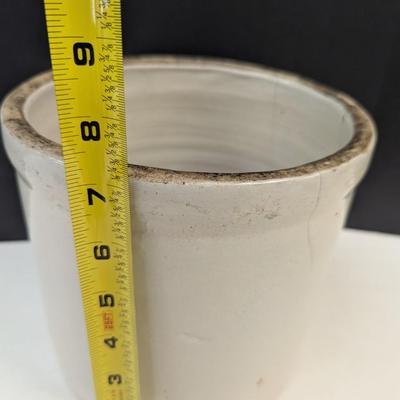 Vintage 7 1/2" Tall Stoneware Crock
