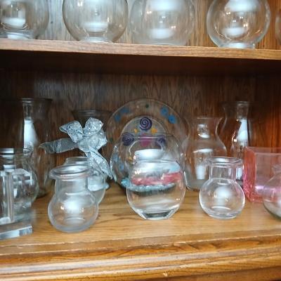 Glass vases of all sorts, shapes, and sizes - Great for crafts - weddings and more !