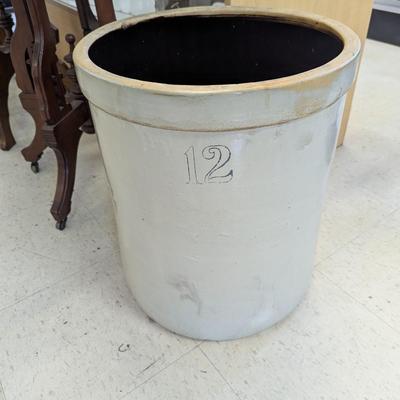 Vintage #12 Stoneware Crock