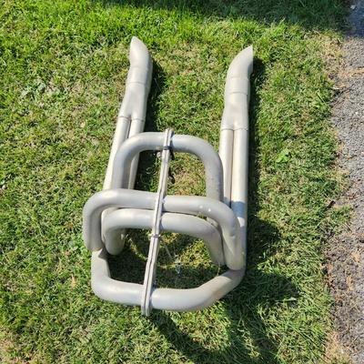 Vintage Exhaust Headers Yard Garage Art