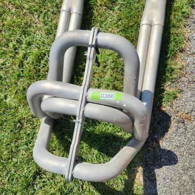 Vintage Exhaust Headers Yard Garage Art