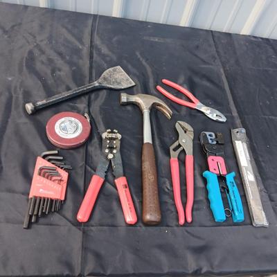 A VARIETY OF HAND TOOLS