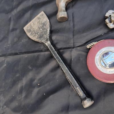 A VARIETY OF HAND TOOLS