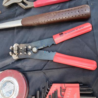 A VARIETY OF HAND TOOLS