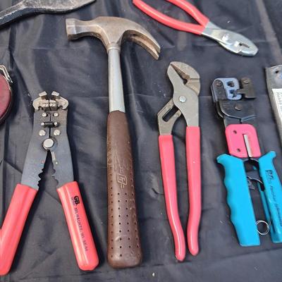 A VARIETY OF HAND TOOLS