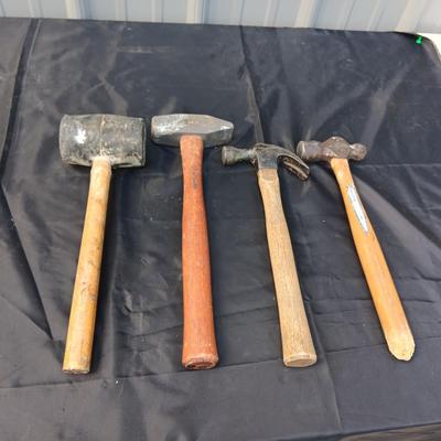 4 TYPES OF HAMMERS/MALLET
