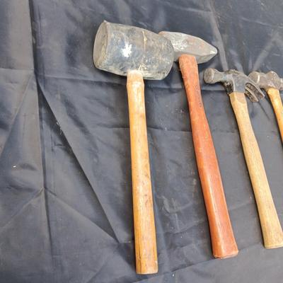 4 TYPES OF HAMMERS/MALLET
