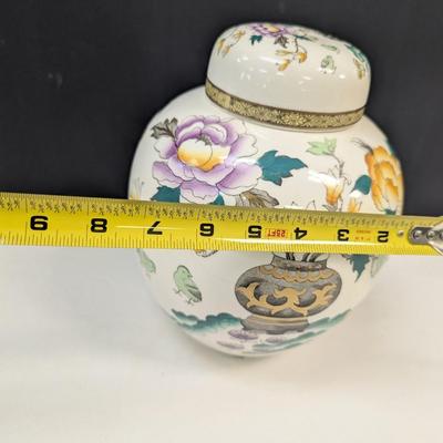 Sale Photo Thumbnail #468: Masons Ashworth Bros Chinese Peony 9" Ginger Jar