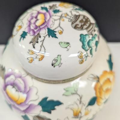 Sale Photo Thumbnail #464: Masons Ashworth Bros Chinese Peony 9" Ginger Jar