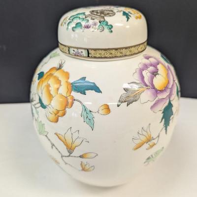 Sale Photo Thumbnail #462: Masons Ashworth Bros Chinese Peony 9" Ginger Jar