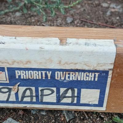 Wood Folding extension ladder
