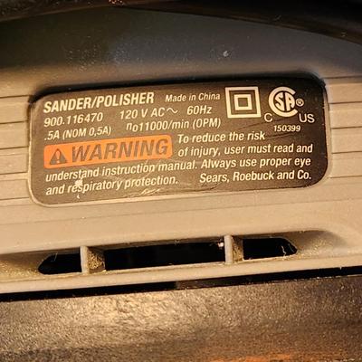 Lot of 3 Power Tools Craftsman 4.5" Angle Grinder, Black & Decker Corded Circular Saw, Craftsman Sander/ Polisher