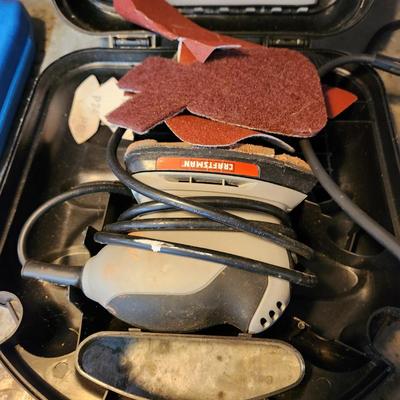 Lot of 3 Power Tools Craftsman 4.5" Angle Grinder, Black & Decker Corded Circular Saw, Craftsman Sander/ Polisher