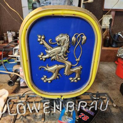 Lowenbrau Beer Neon Sign Not Working