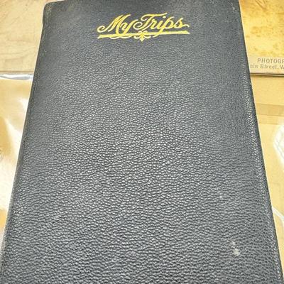 Early 20th century sleeved photos and 1930s-50s travel journals handwritten