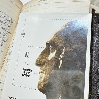 Early 20th century sleeved photos and 1930s-50s travel journals handwritten