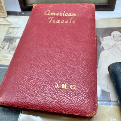 Early 20th century sleeved photos and 1930s-50s travel journals handwritten