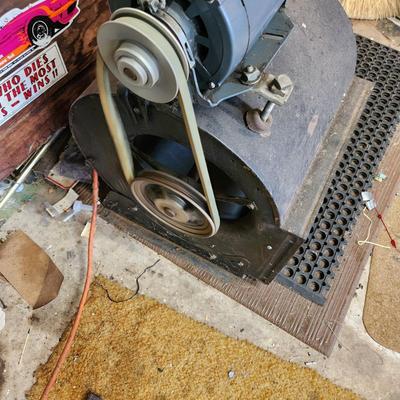 Squirrel Cage Blower Fan With Belt Driven motor Tested Working