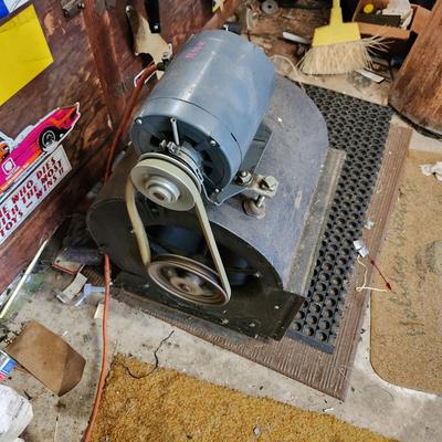 Squirrel Cage Blower Fan With Belt Driven motor Tested Working