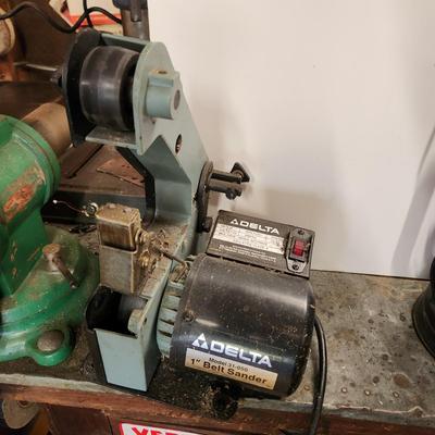 Delta 1" Belt Sander 1/4 hp 31-050 Tested