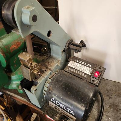 Delta 1" Belt Sander 1/4 hp 31-050 Tested