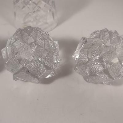 Crystal/Glass Home Decor- Candle Holders and Bell