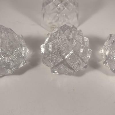 Crystal/Glass Home Decor- Candle Holders and Bell