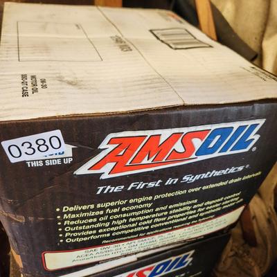 Case of AMSOIL 100% Synthetic Motor Oil 0W-30 12- 1 Qt 380