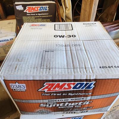 Case of AMSOIL 100% Synthetic Motor Oil 0W-30 12- 1 Qt 383