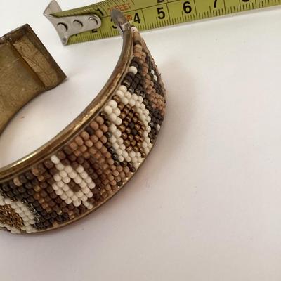 Vintage brass cuff bracelet. Navajo